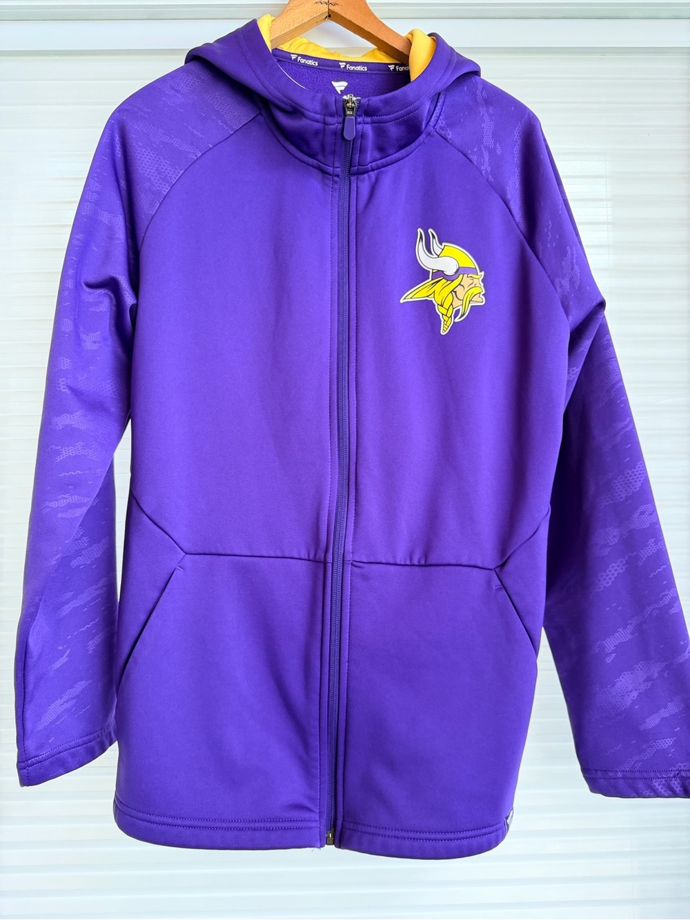 Fanatics Vikings Purple Full-zip Hoodie
